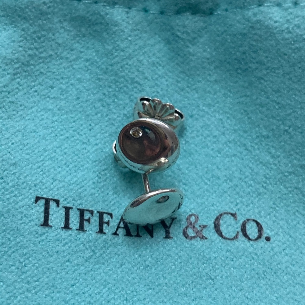 Tiffany & Co. Diamond Circle Disk Earrings